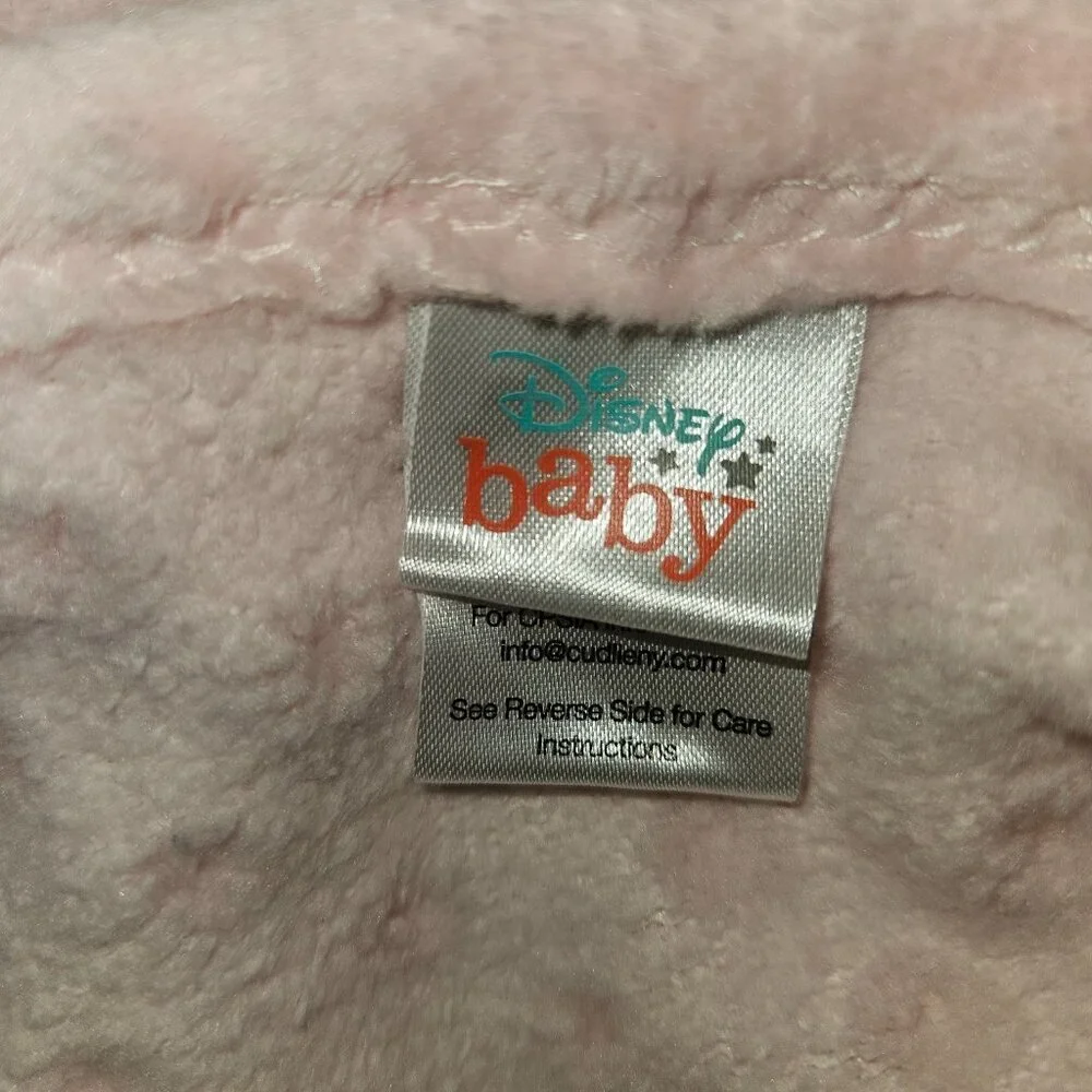 Minnie Mouse Disney Baby Pink Fleece Baby Blanket Minky Dot Soft 31